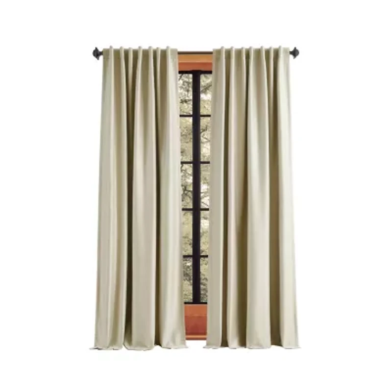 Martha Stewart Spellbound Rod Pocket Blackout Set of 2 Curtain Panel