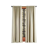 Martha Stewart Spellbound Rod Pocket Blackout Set of 2 Curtain Panel