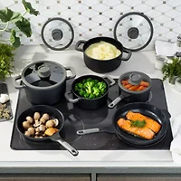 BergHOFF Leo Stone+ Ceramic Non-Stick 10-pc. Cookware Set