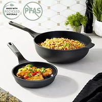 BergHOFF Leo Stone+ Ceramic Non-Stick 2-pc. Stir Fry Set
