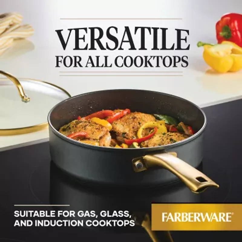 Farberware Non-Stick 3-qt. Saute Pan with Lid