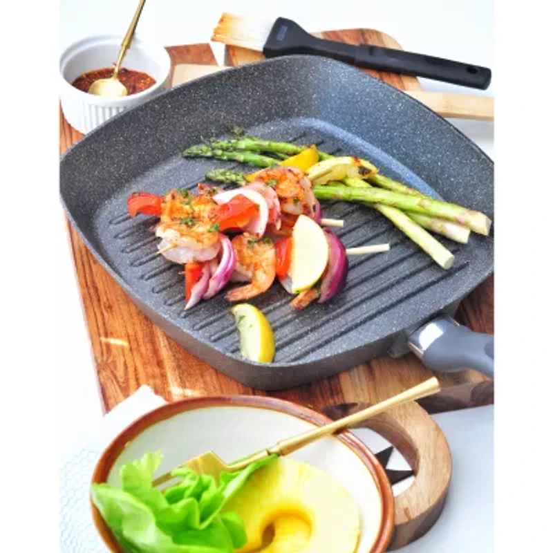 IMUSA Gusto 11" Deep Non-Stick Square Grill Pan