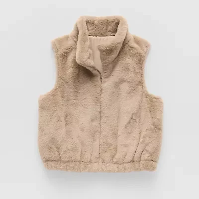 Thereabouts Little & Big Kid Girls Mock Neck Sleeveless Vest