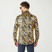 Opposuits Tiger Mens Long Sleeve Dress Shirt