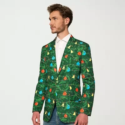 Suitmeister Light Up Christmas Mens Slim Fit Blazer