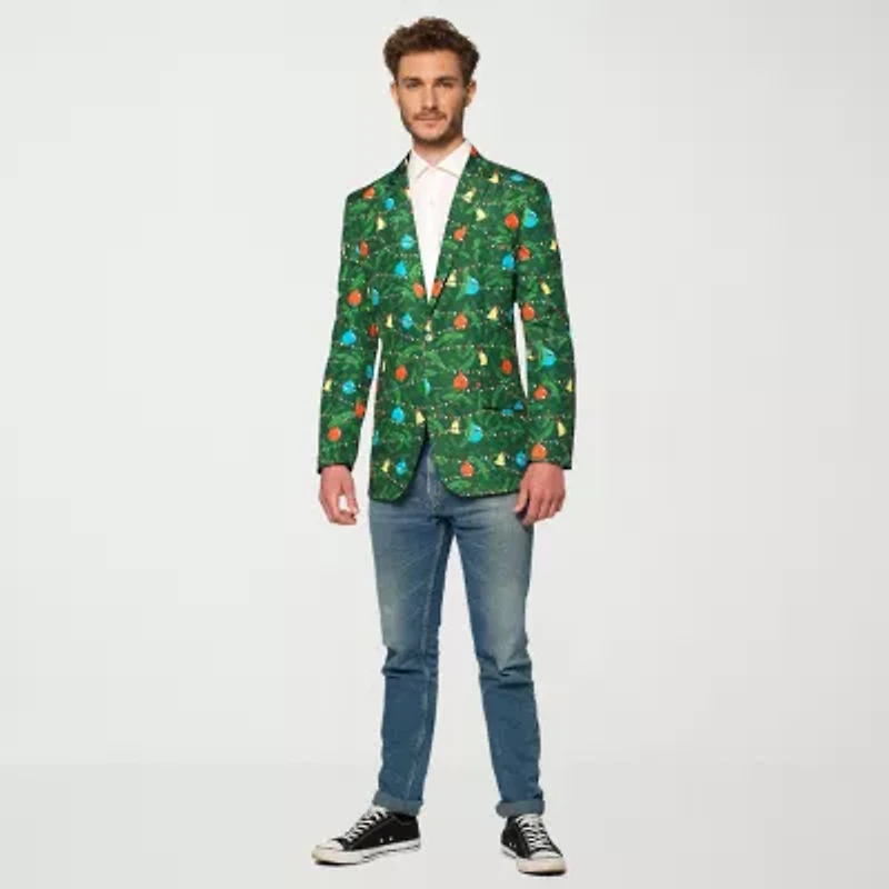 Suitmeister Light Up Christmas Mens Slim Fit Blazer
