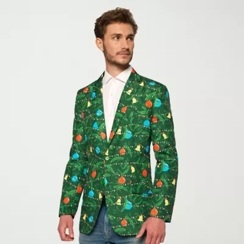 Suitmeister Light Up Christmas Mens Slim Fit Blazer