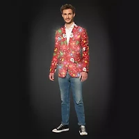 Suitmeister Light Up Christmas Mens Slim Fit Blazer