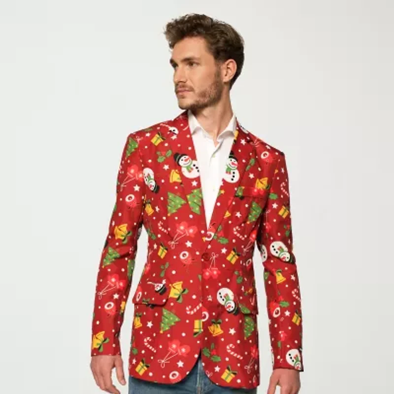 Suitmeister Light Up Christmas Mens Slim Fit Blazer