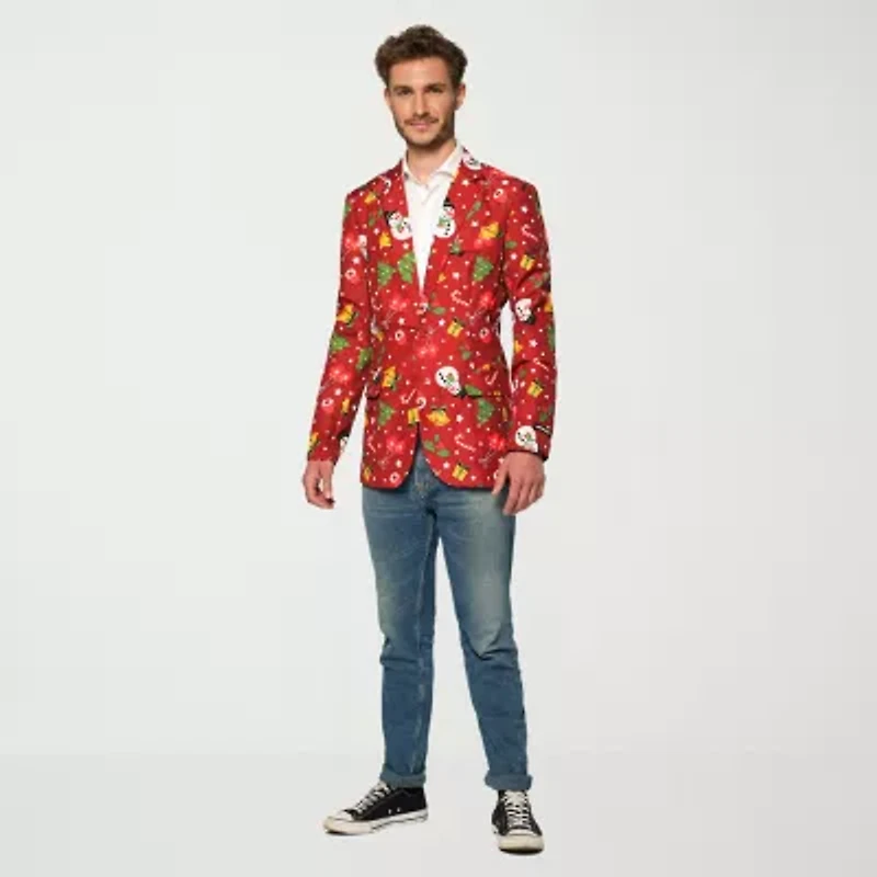 Suitmeister Light Up Christmas Mens Slim Fit Blazer