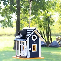 Net Health Shops Wood With Solar Led Light Bird House