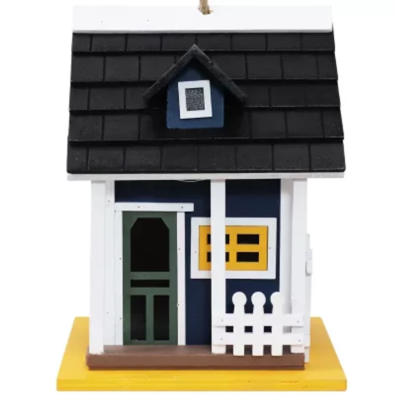 Net Health Shops Wood With Solar Led Light Bird House