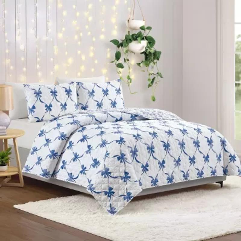Modern Heirloom Abigail Bow Reversible Quilt Set