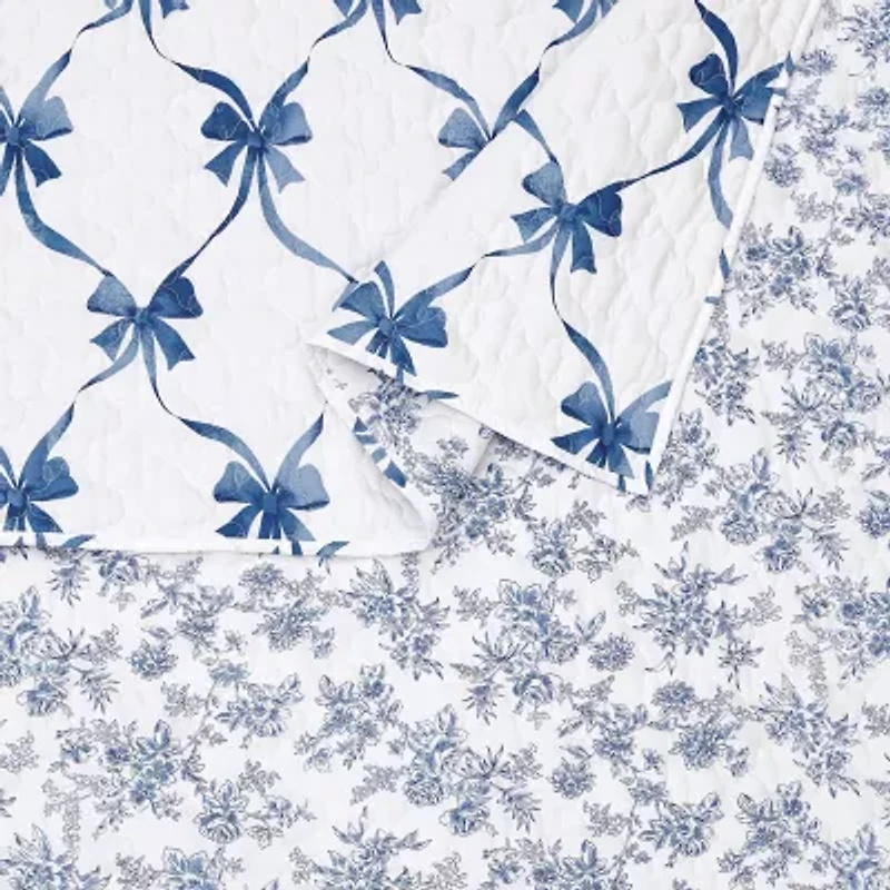 Modern Heirloom Abigail Bow Reversible Quilt Set
