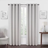 Regal Home Dimensions Solid Grommet Top Energy Saving Blackout Single Curtain Panel