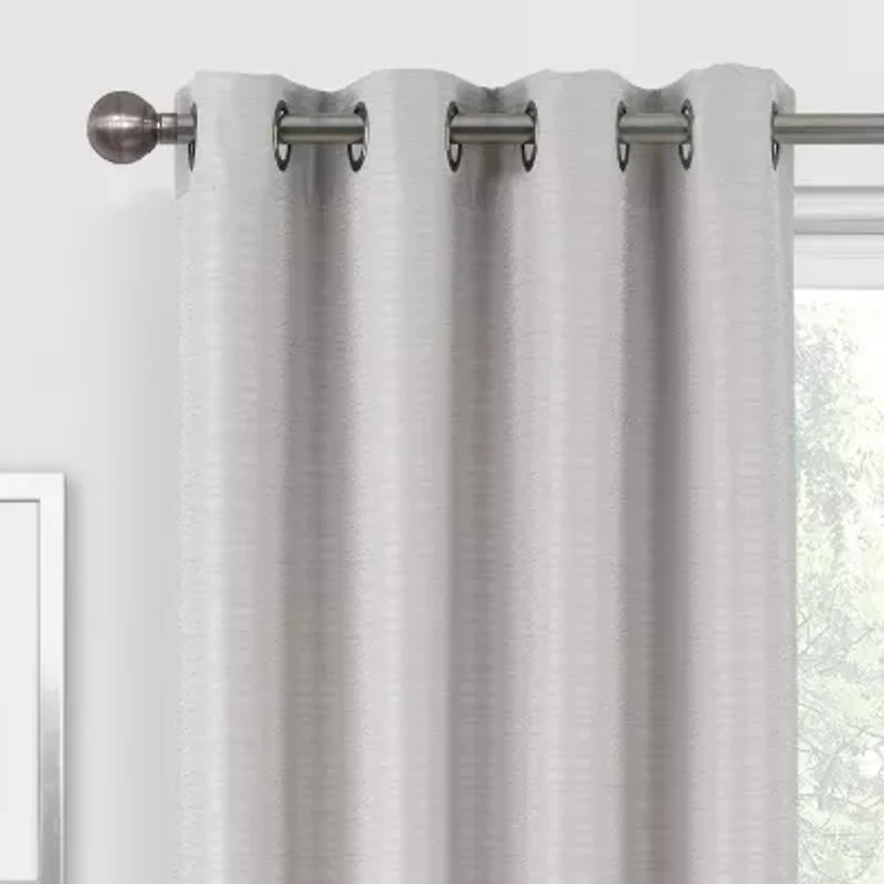 Regal Home Dimensions Solid Grommet Top Energy Saving Blackout Single Curtain Panel