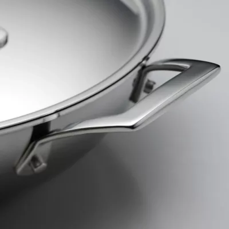 Tramontina Utsava Stainless Steel 6.25-qt. Kadai with Lid