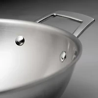 Tramontina Utsava Stainless Steel 1.8-qt. Kadai with Lid