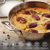 Tramontina Utsava Stainless Steel 4-qt. Kadai