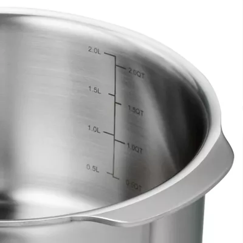 Tramontina Utsava Stainless Steel 2.4-qt. Tope with Lid