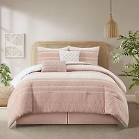Stratford Park Yasmin 6-pc. Geometric Lightweight Comforter Set