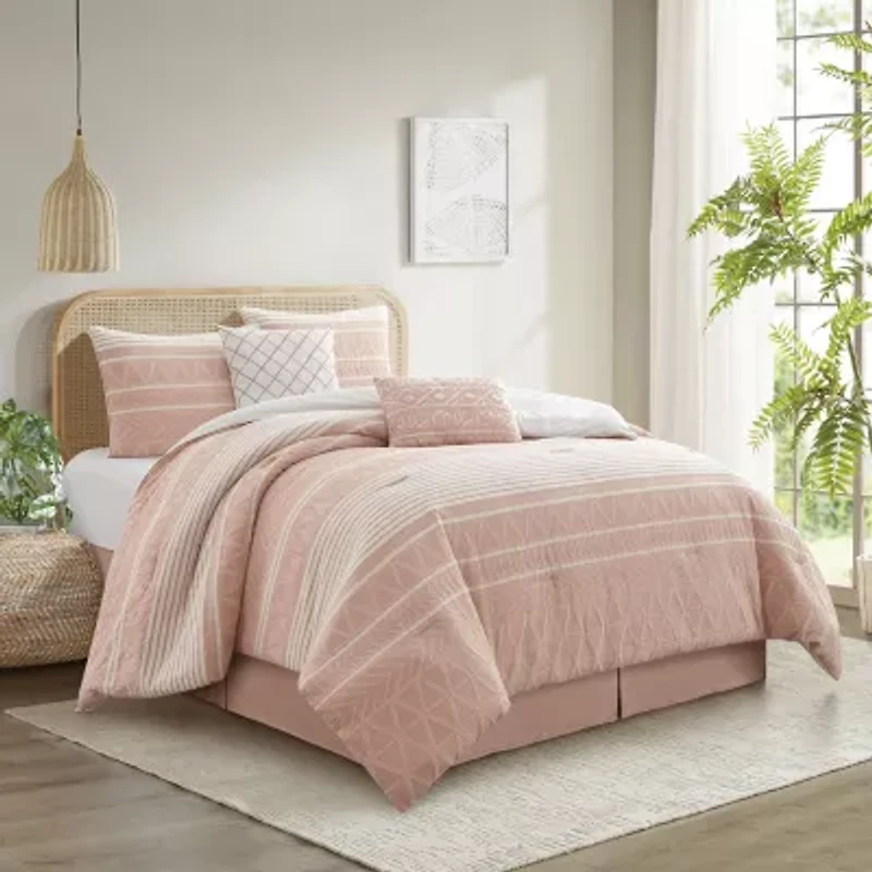 Stratford Park Yasmin 6-pc. Geometric Lightweight Comforter Set