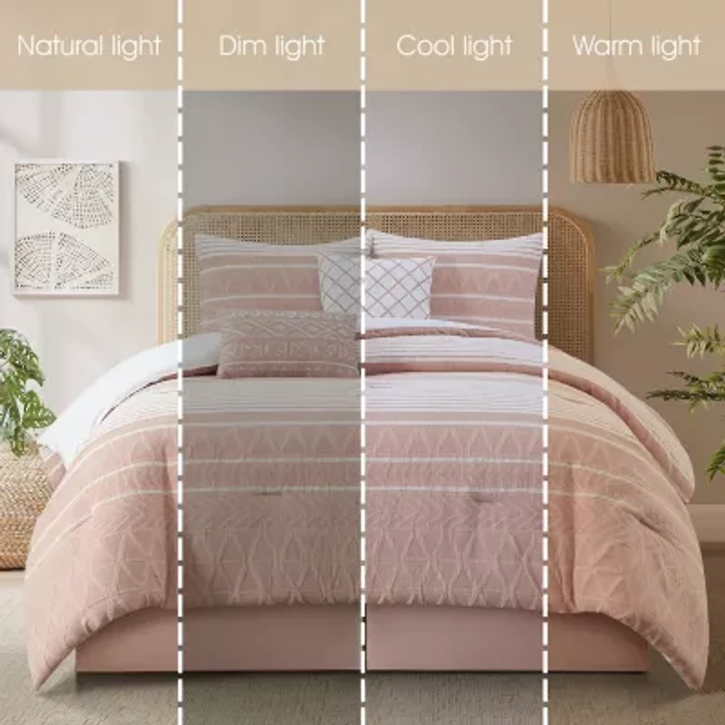 Stratford Park Yasmin 6-pc. Geometric Lightweight Comforter Set