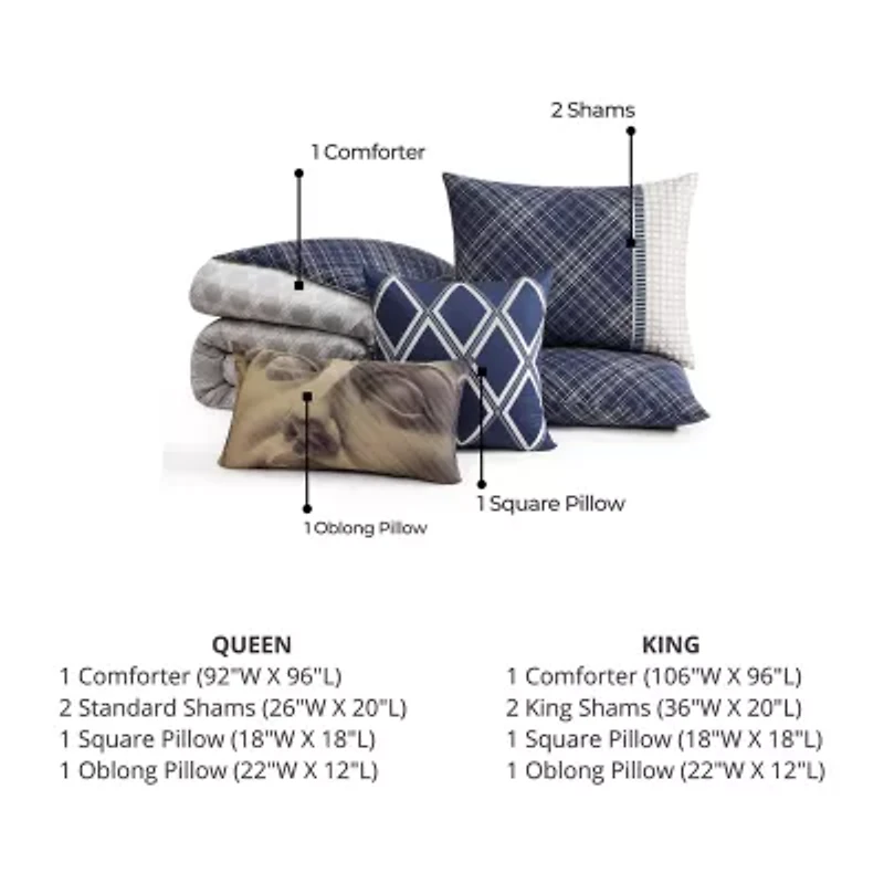 Bebejan Vertigeo 5-pc. Reversible Comforter Set