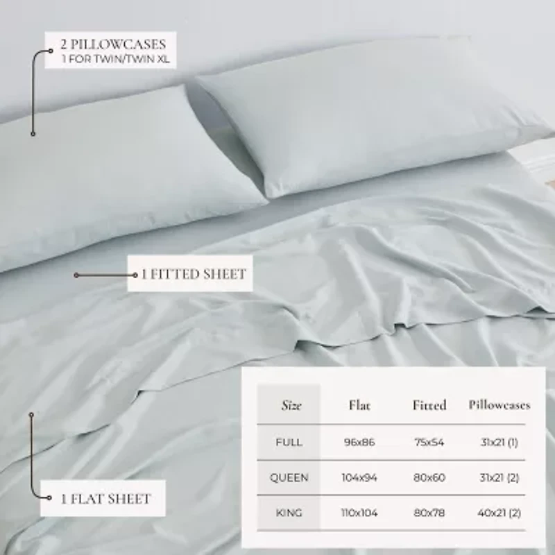 Linery Tencel Lyocell & Linen Blend Temperature Regulating Sheet Set