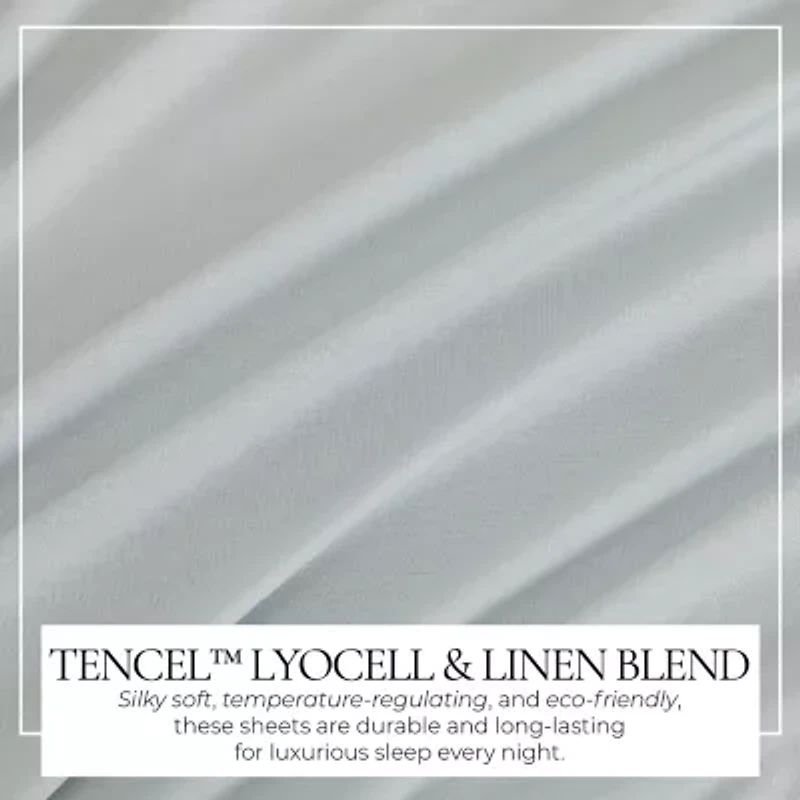 Linery Tencel Lyocell & Linen Blend Temperature Regulating Sheet Set