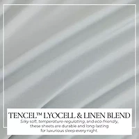 Linery Tencel Lyocell & Linen Blend Temperature Regulating Sheet Set