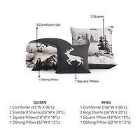 Bebejan Rocky Mountains 5-pc. Reversible Comforter Set