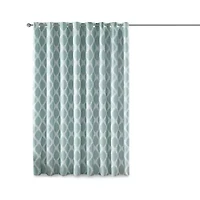 Madison Park Kagen 100"W X 84"L Energy Saving Blackout Grommet Top Single Patio Door Curtain