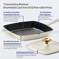 Tramontina Bestow Cast Iron 11" Grill Pan