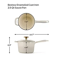Tramontina Bestow Cast Iron 2.5-qt. Sauce Pan