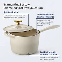 Tramontina Bestow Cast Iron 2.5-qt. Sauce Pan