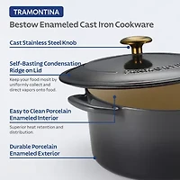 Tramontina Bestow Cast Iron 5.5-qt. Dutch Oven