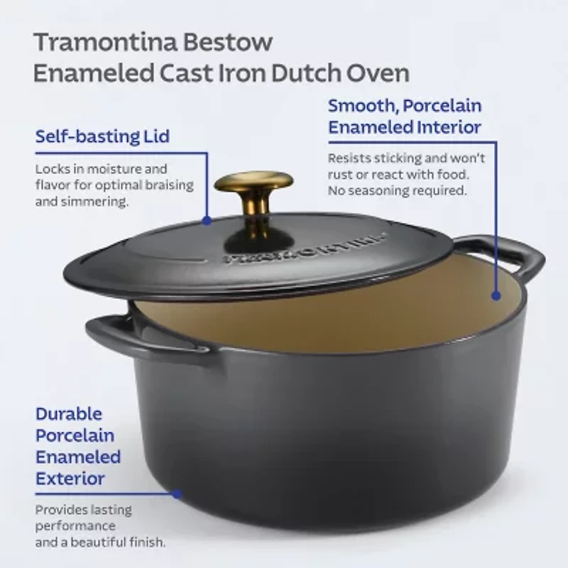 Tramontina Bestow Cast Iron 5.5-qt. Dutch Oven