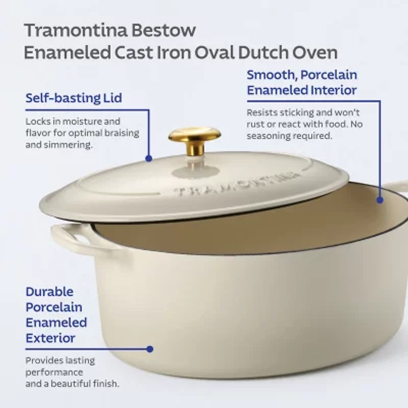 Tramontina Bestow Cast Iron 7-qt. Dutch Oven