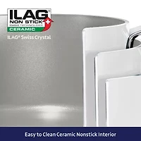 Tramontina Aluminum Ceramic 6-pc. Nesting Cookware Set