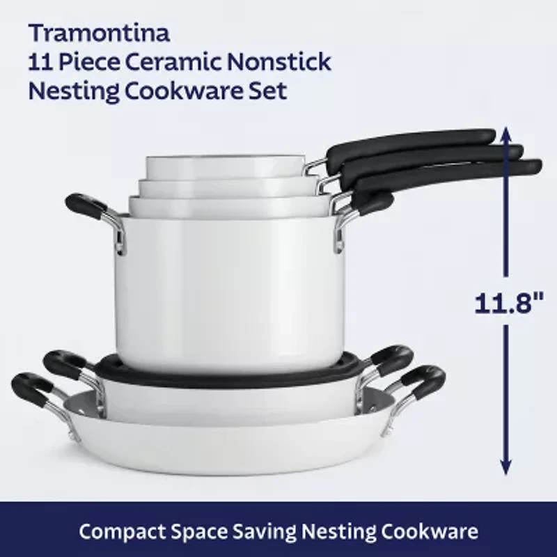 Tramontina Nesting 11-pc. Cookware Set