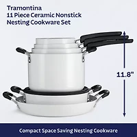 Tramontina Nesting 11-pc. Cookware Set