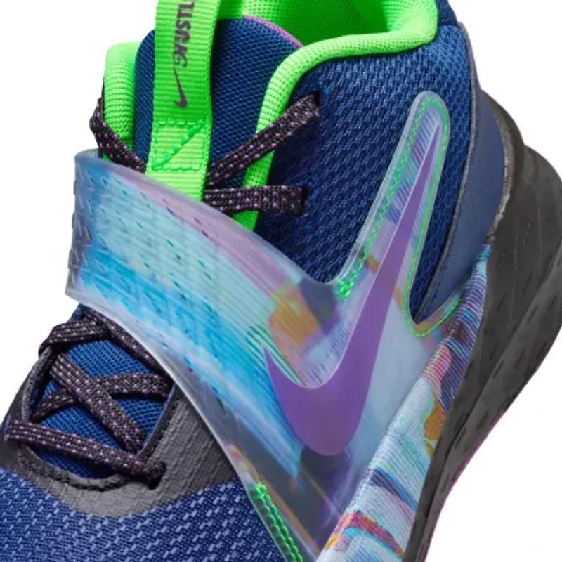 Nike Team Hustle D 12 Se Glitch Big Kid Unisex Basketball Shoes