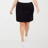 Hearts Of Palm Womens Mid Rise Plus Skort