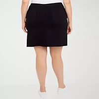 Hearts Of Palm Womens Mid Rise Plus Skort