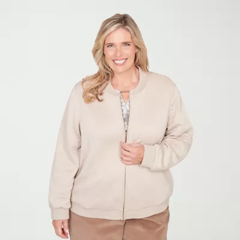 Alfred Dunner Vienna Womens Lightweight Quilted Jacket