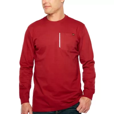 Walls YL879 Men's Heavyweight Crew Neck Long Sleeve T-Shirt