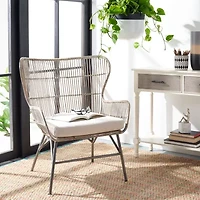Lenu Rattan Accent Chair