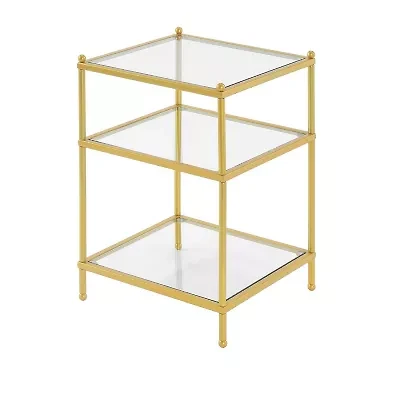Royal Crest Glass End Table