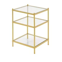 Royal Crest Glass End Table